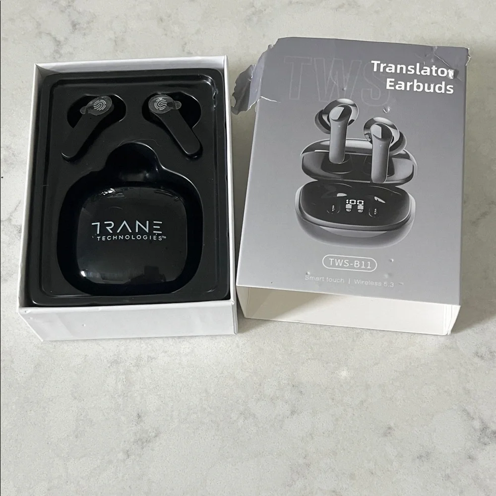 TWS-B11 Wireless Translator Earbuds - Black